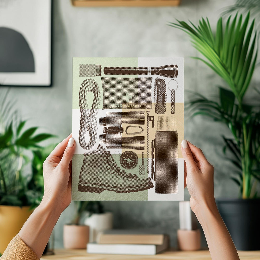 Great Outdoors Flatlay Print