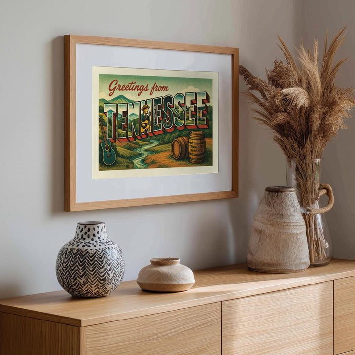 Tennessee Postcard Art Print