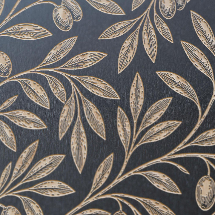 Olive Branches Engraved Birch Art Panel
