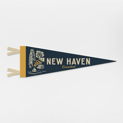 New Haven Connecticut Felt Pennant