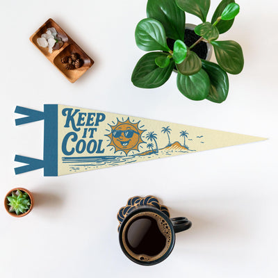 Keep It Cool Felt Pennant