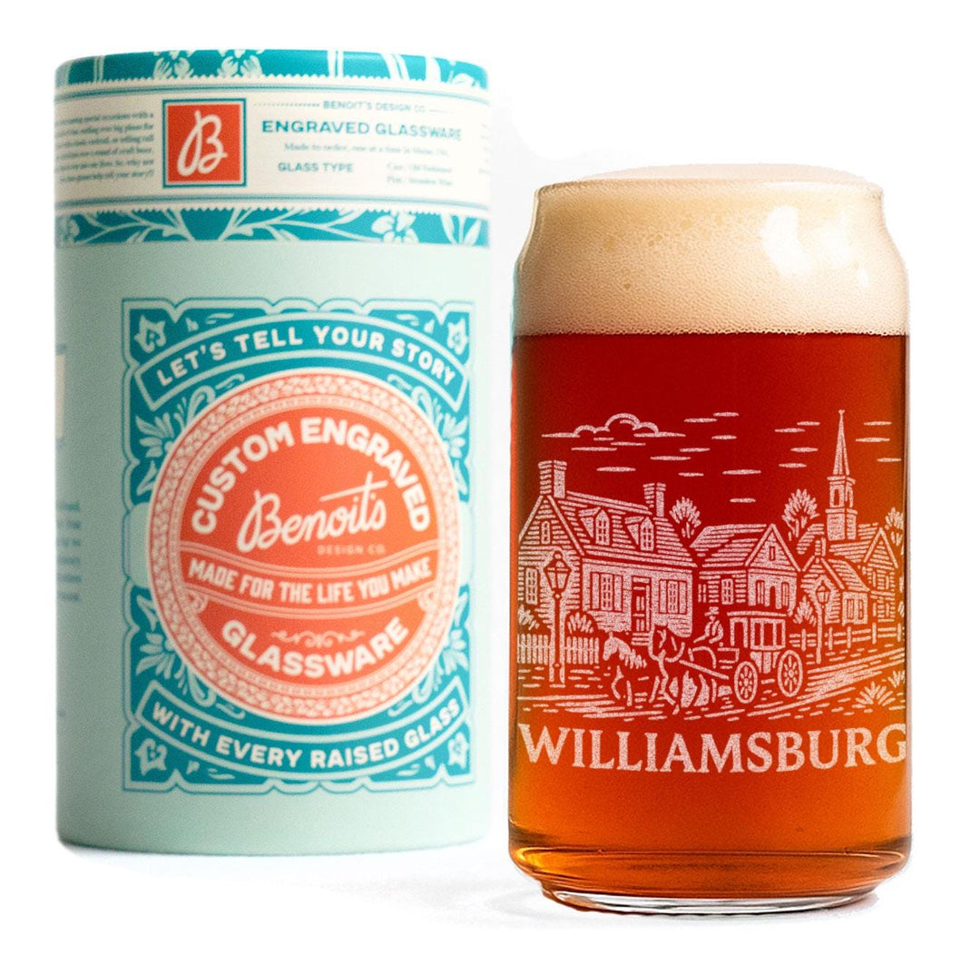 Williamsburg Virginia Glasses