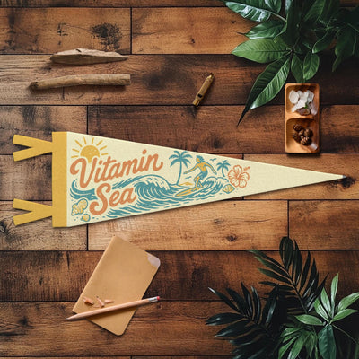 Vitamin Sea Felt Pennant