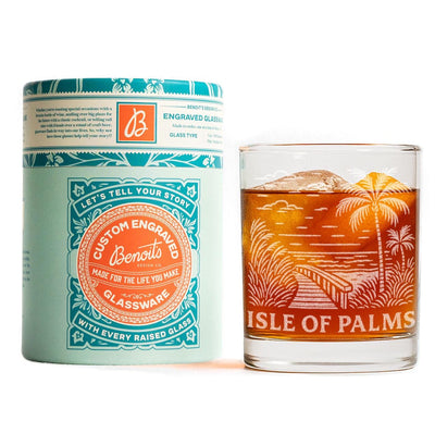 Isle of Palms South Carolina Glass