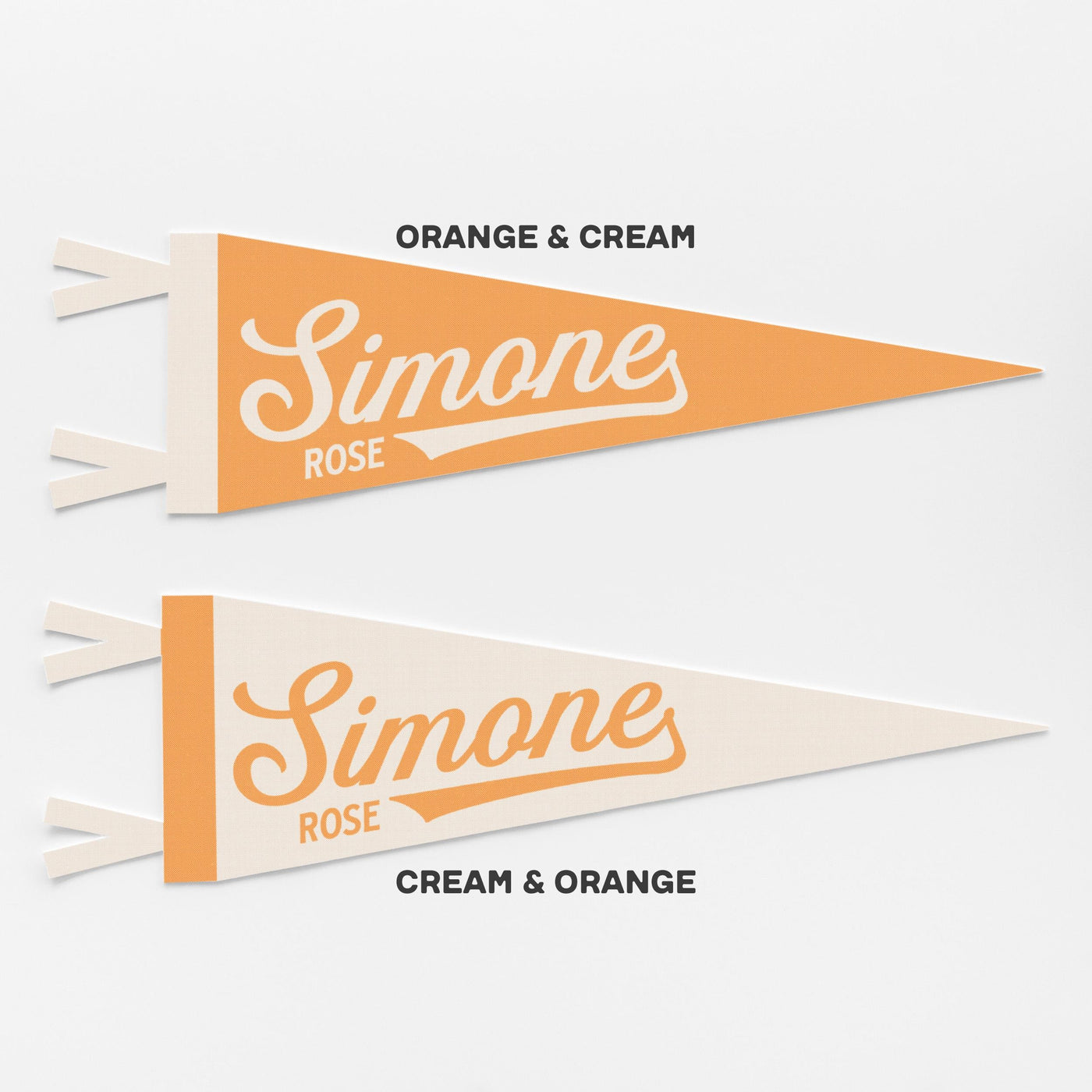 Custom Classic Name Felt Pennant
