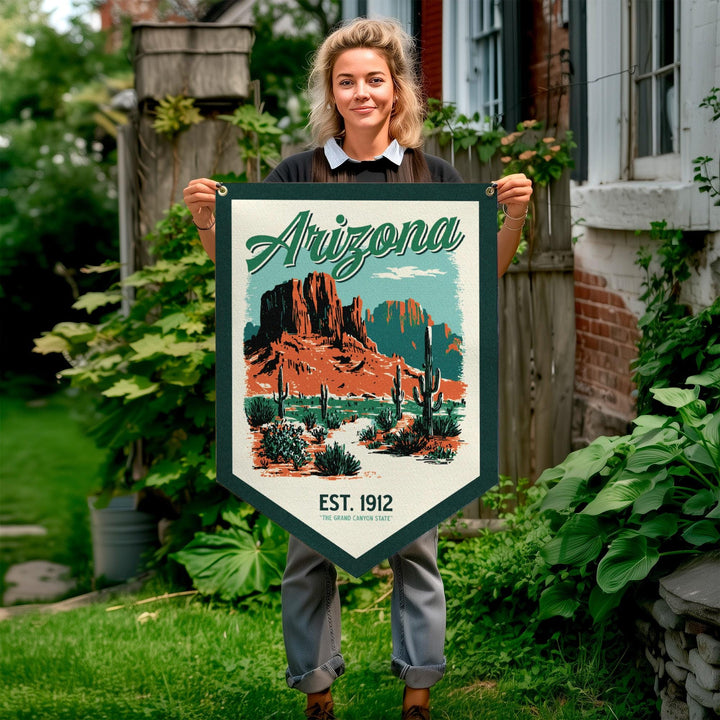Arizona Felt Camp Flag