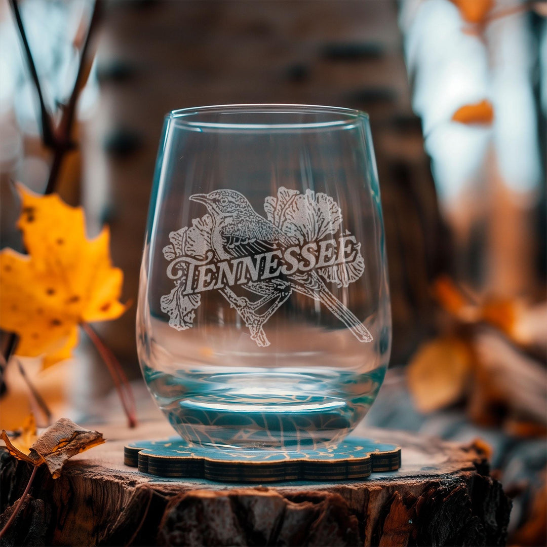 Tennessee State Bird Glasses