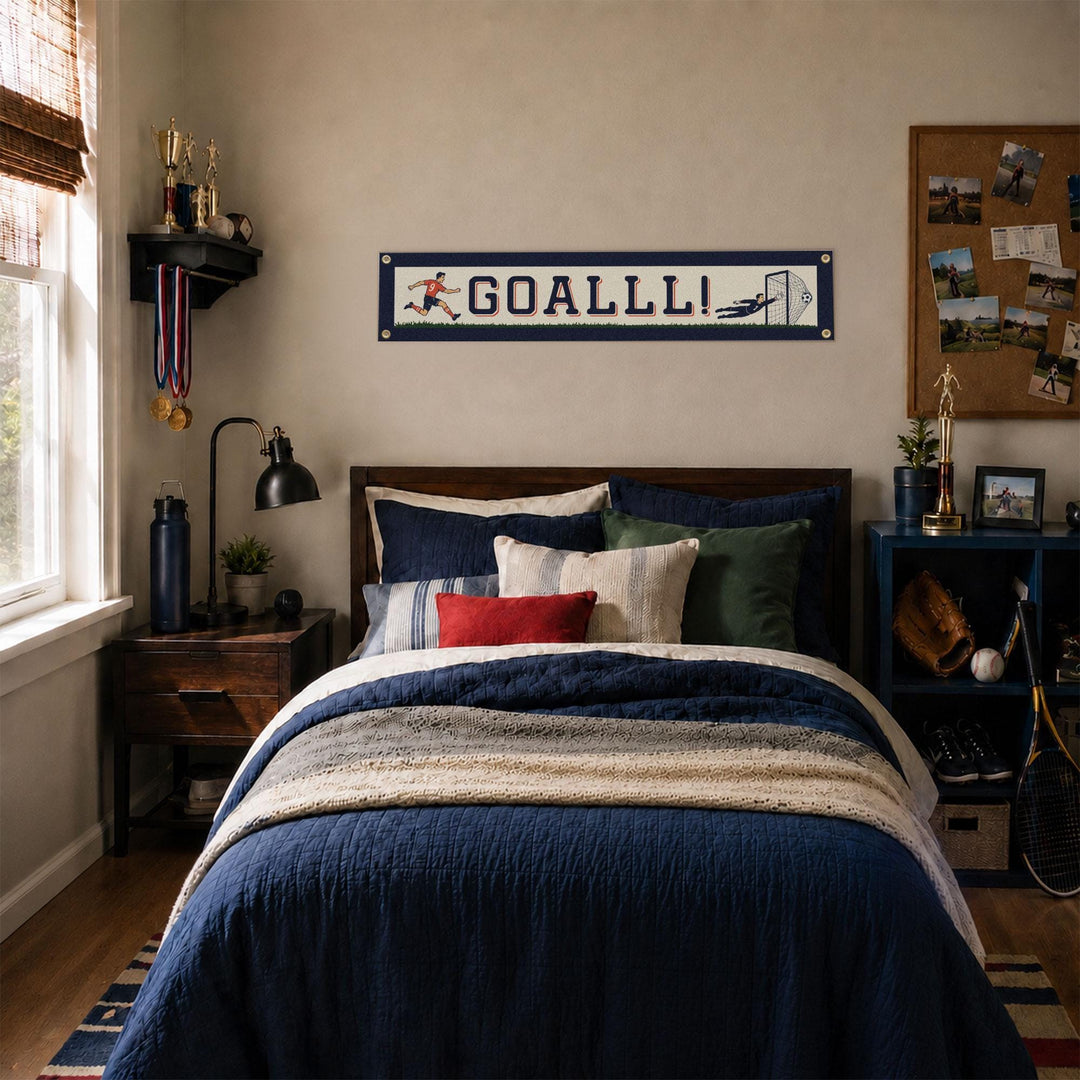 GOALLL! Felt Banner