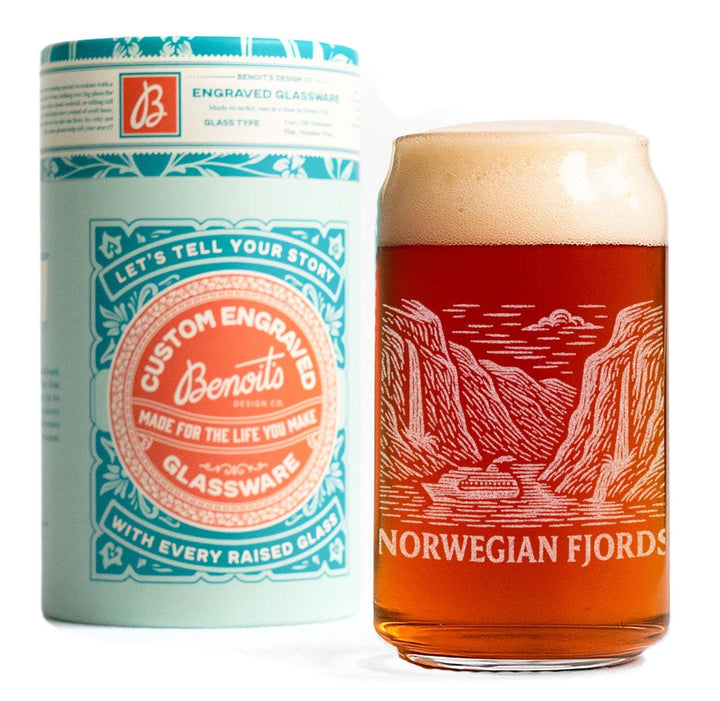 Norwegian Fjords Norway Glasses
