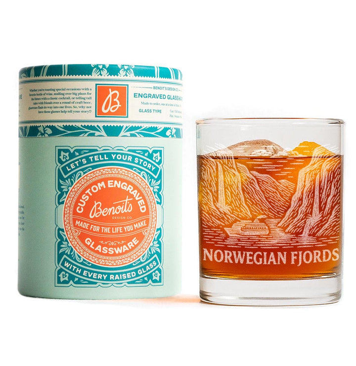 Norwegian Fjords Norway Glasses