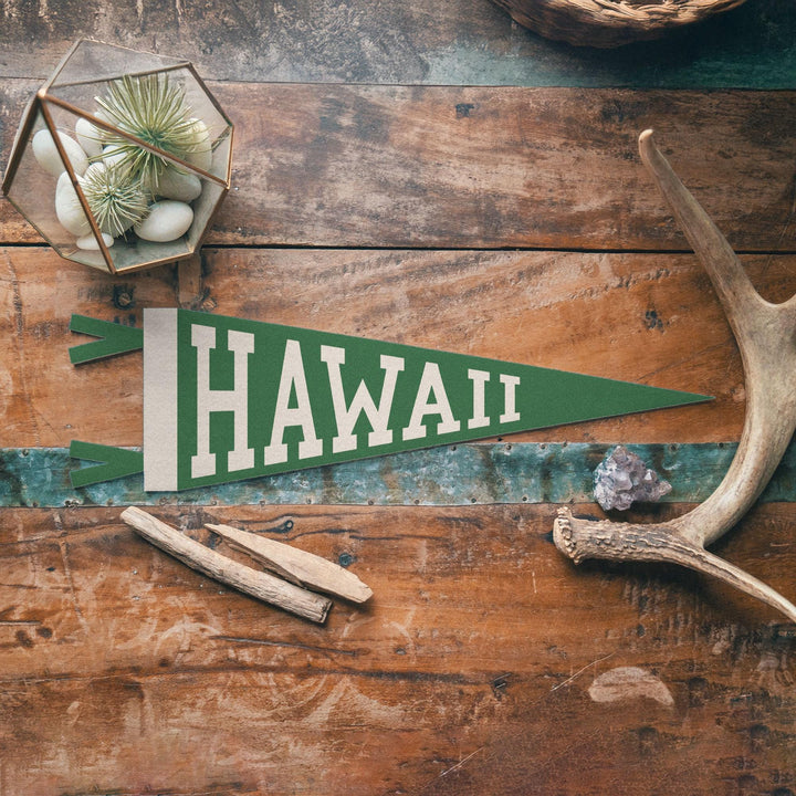 Hawaii Varsity Felt Pennant