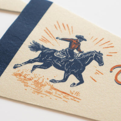 Cowboy Club Felt Pennant