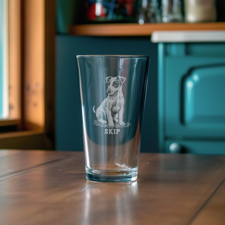 Russell Terrier Customizable Dog Glasses