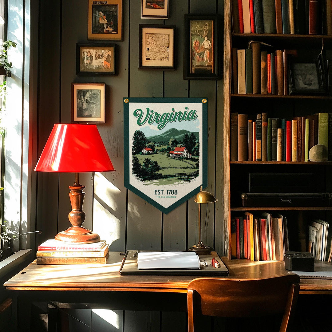 Virginia Felt Camp Flag
