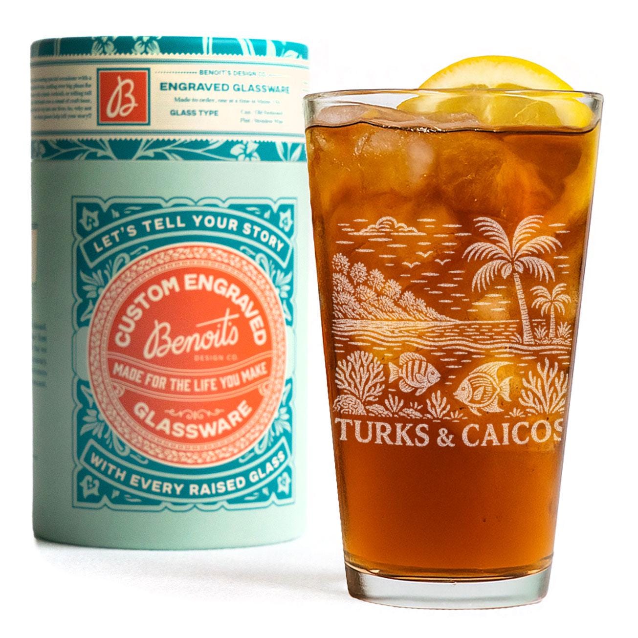 Turks & Caicos Islands Glass