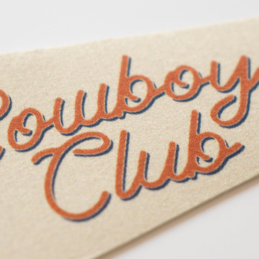 Cowboy Club Felt Pennant