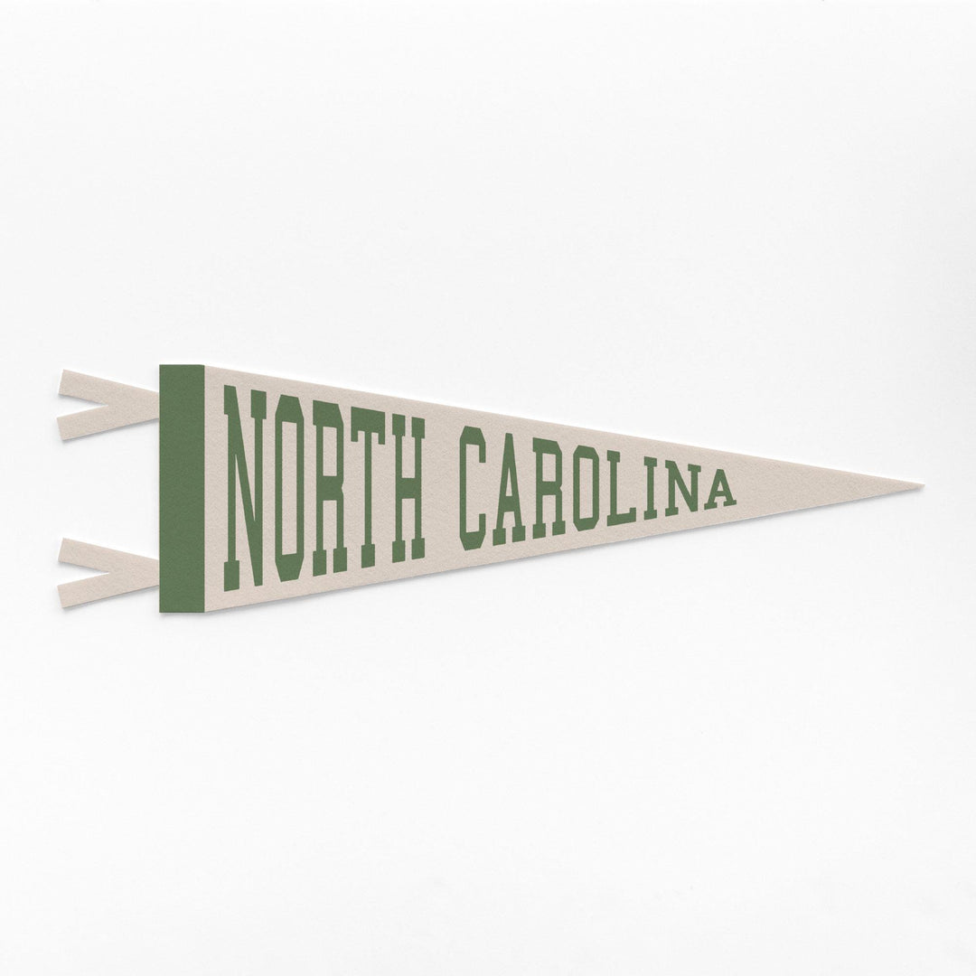 North Carolina Varsity Felt Pennant