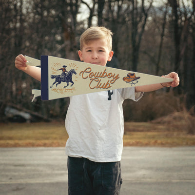 Cowboy Club Felt Pennant