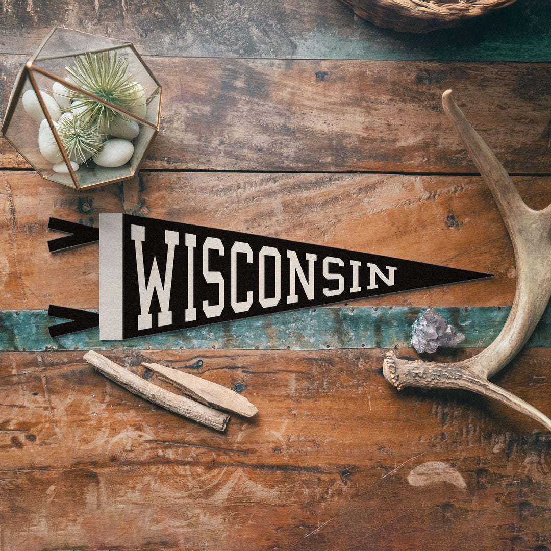 Wisconsin Varsity Felt Pennant