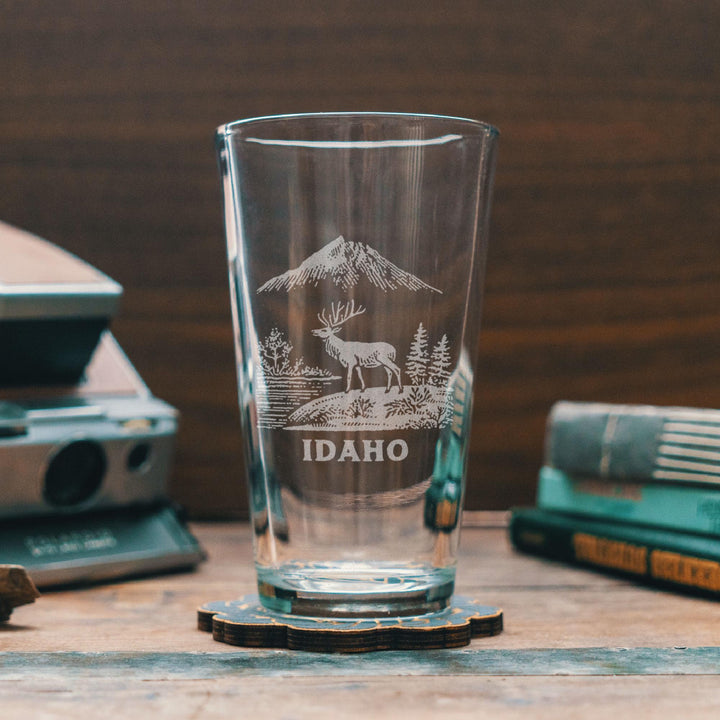 Idaho State Elk Glasses