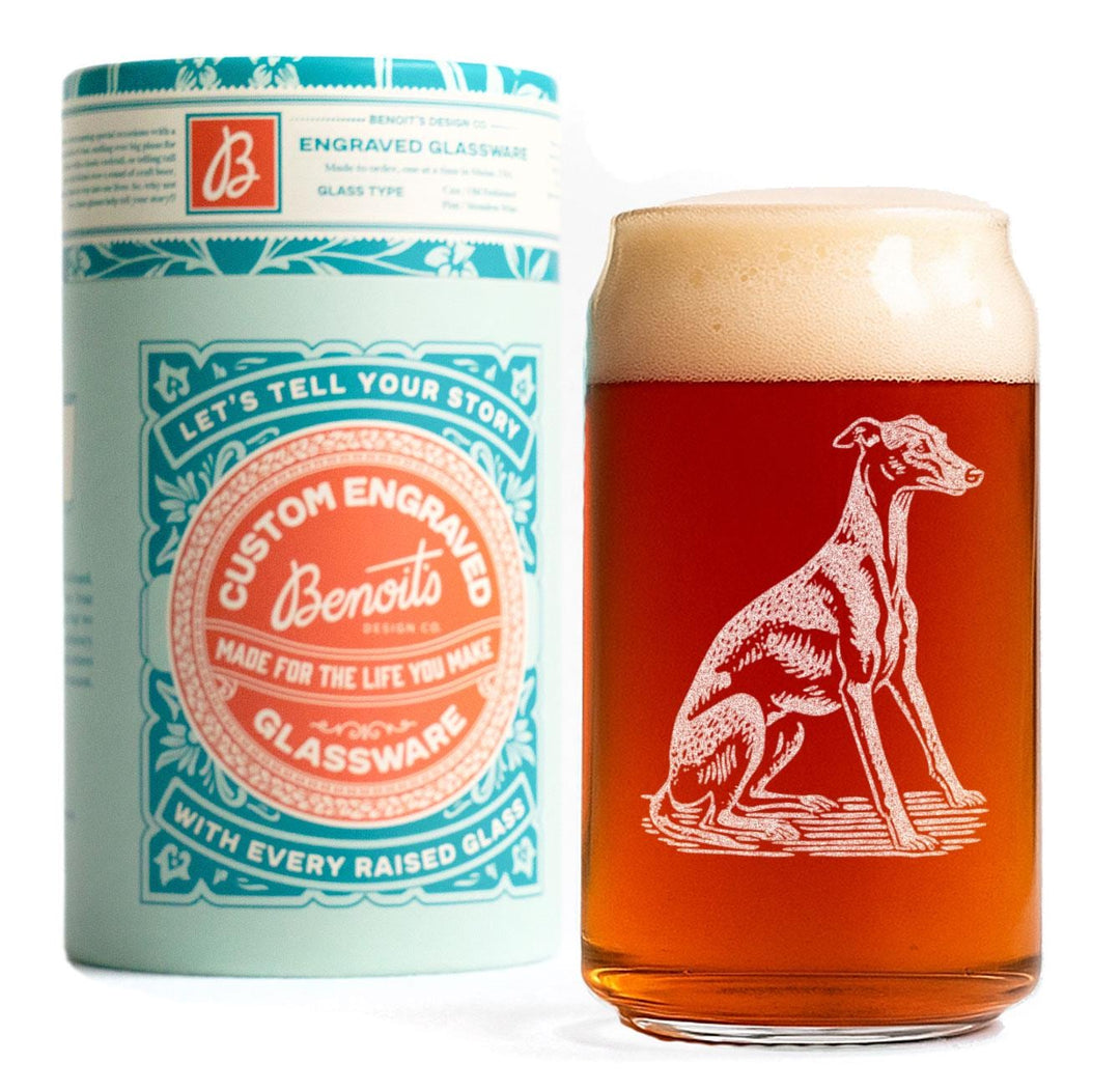 Greyhound Customizable Dog Glasses