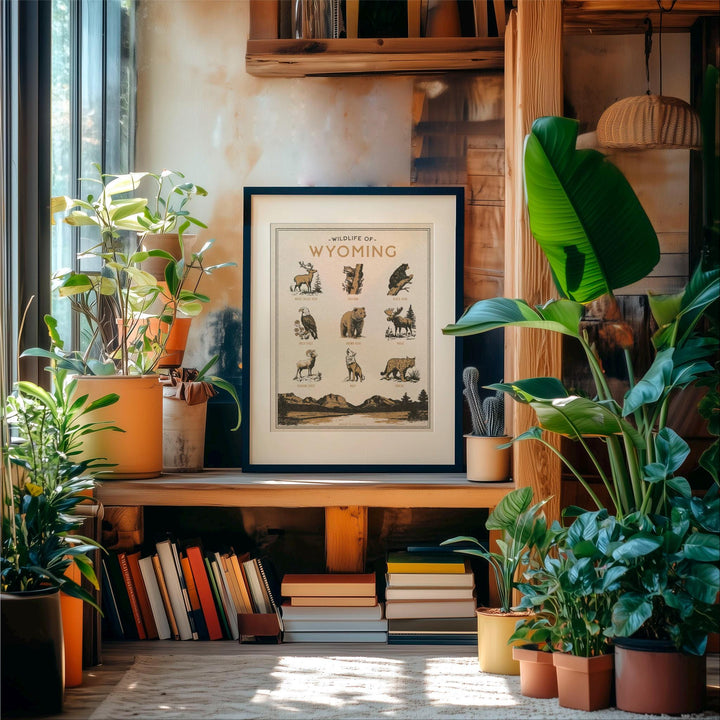 Wyoming Wildlife Print
