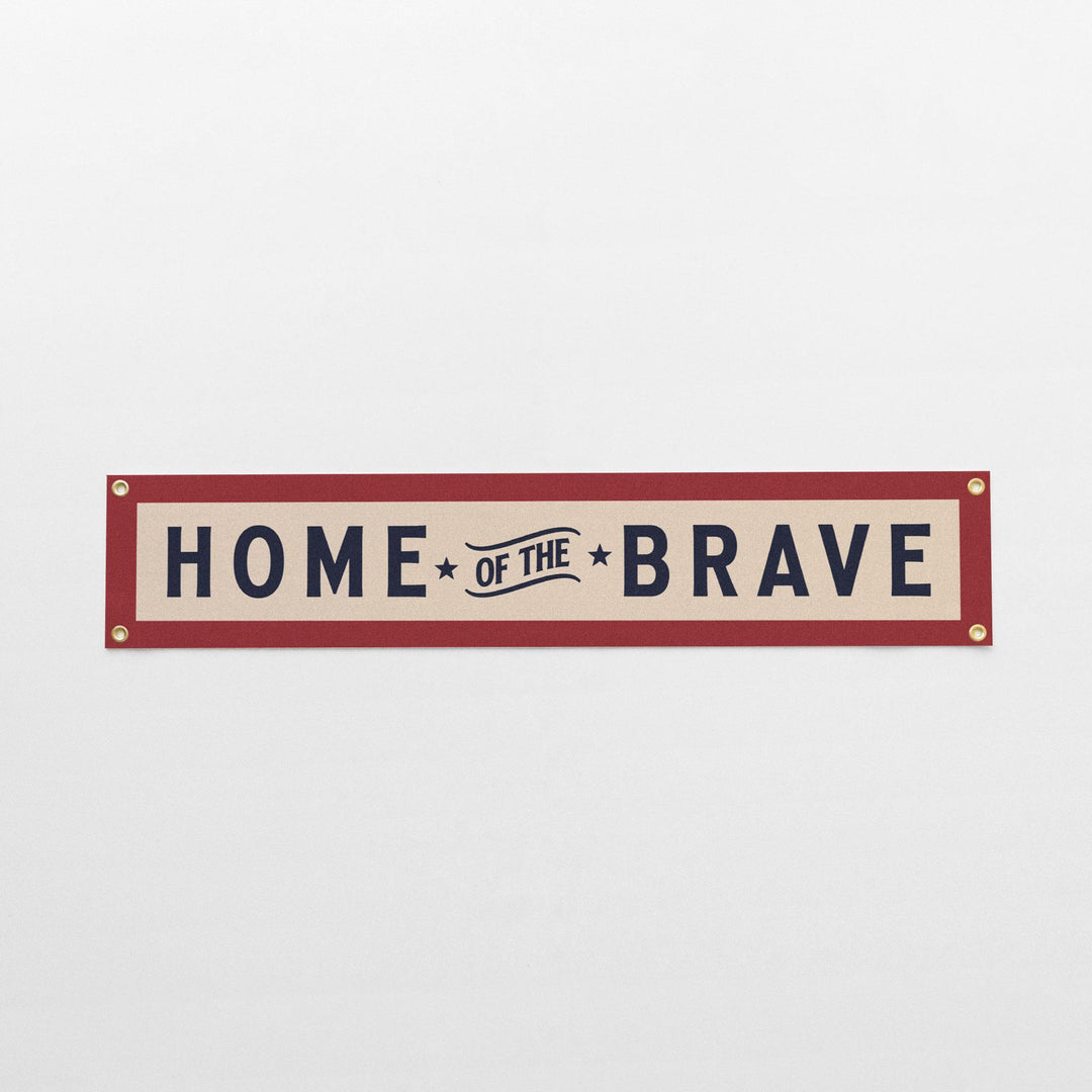 Home of the Brave Felt Banner