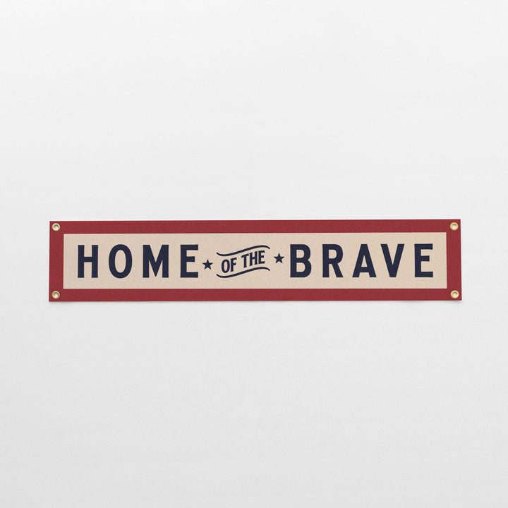 Home of the Brave Felt Banner