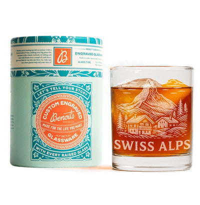 Swiss Alps Glass