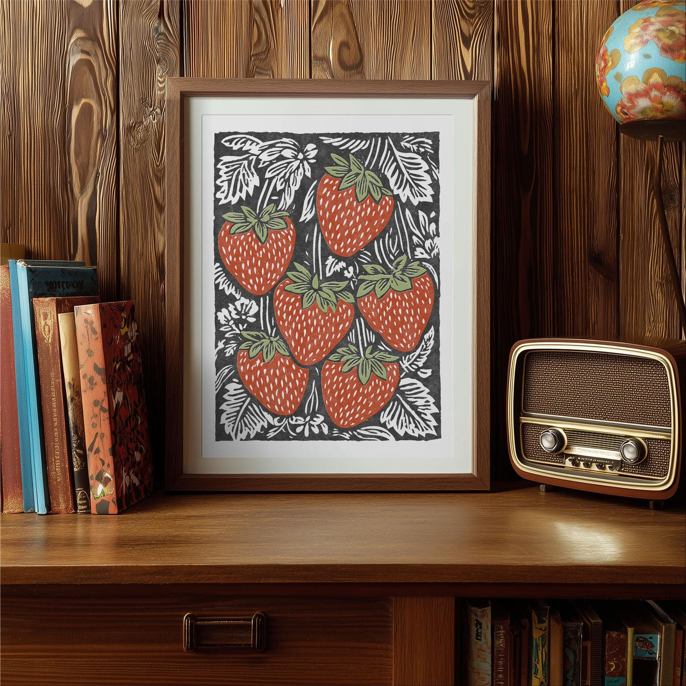 Strawberries Art Print