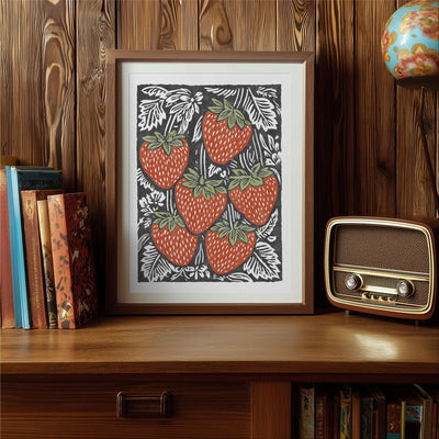 Strawberries Art Print