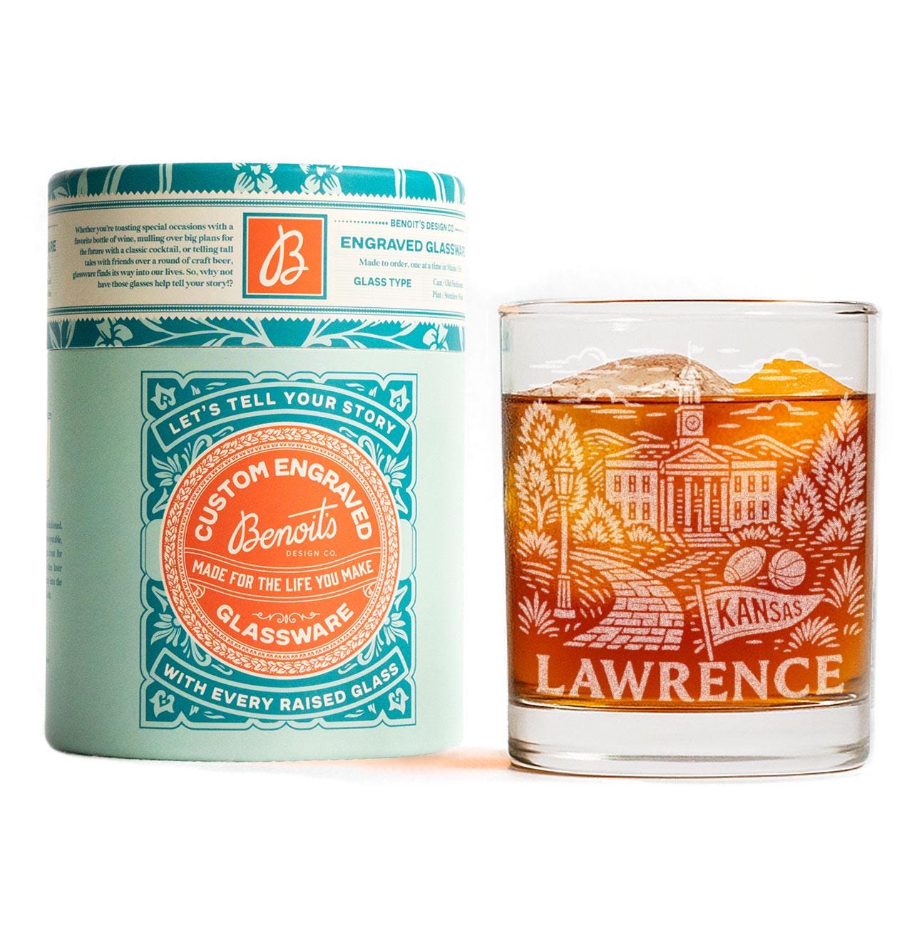 Lawrence Kansas Glass