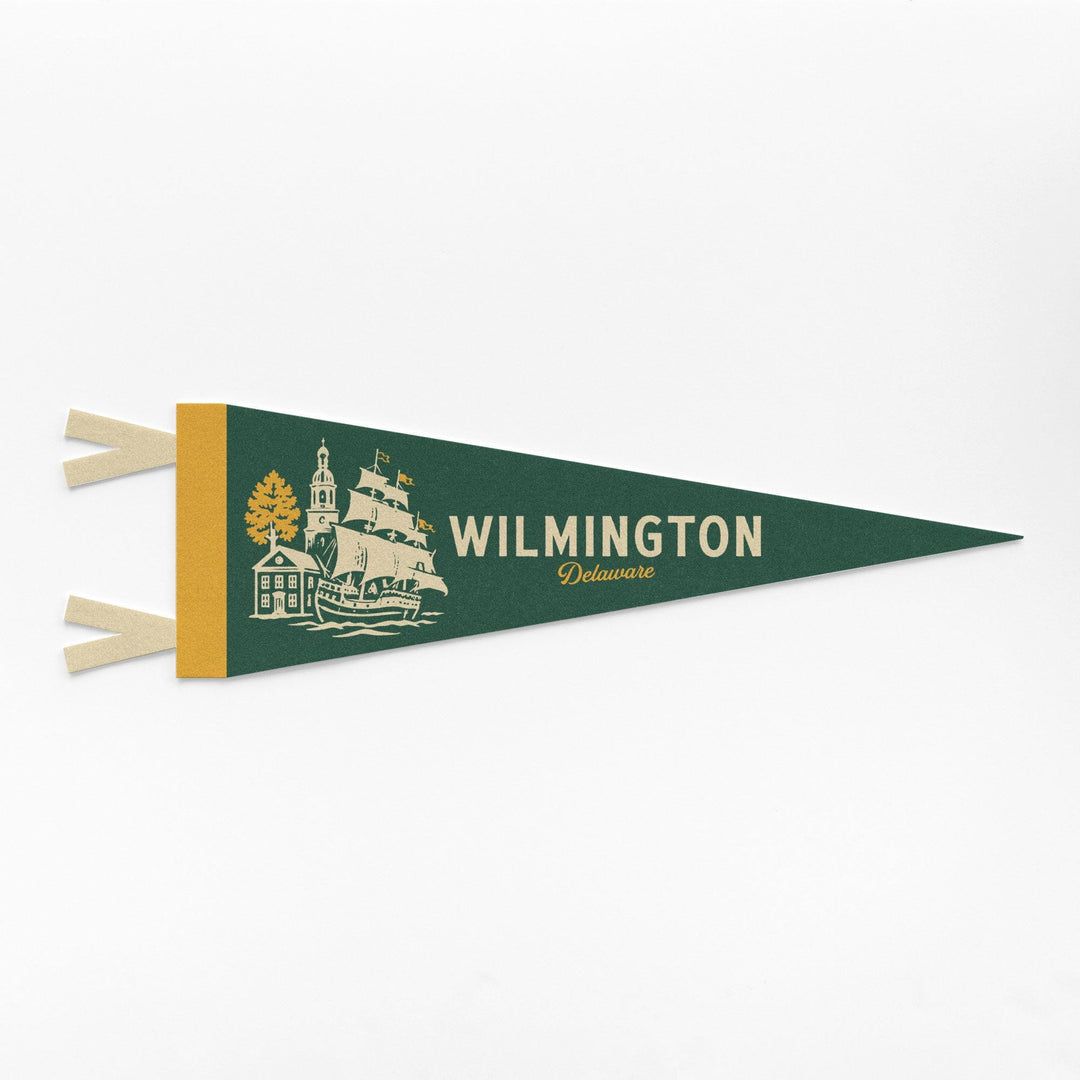 Wilmington Delaware Felt Pennant