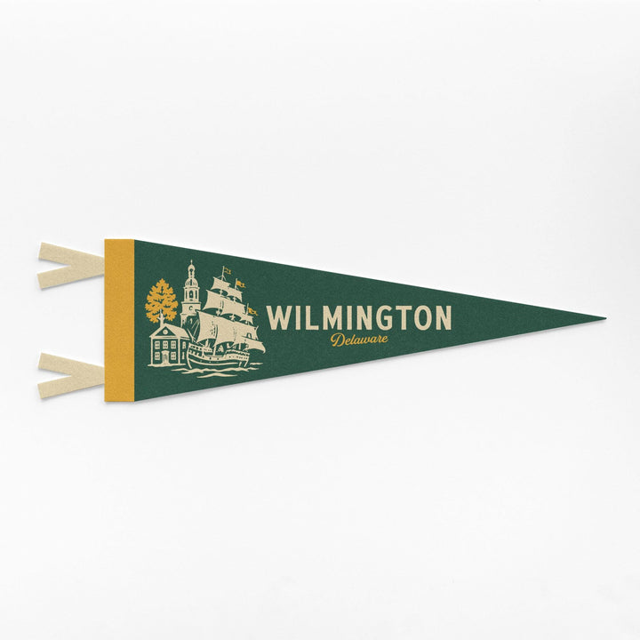 Wilmington Delaware Felt Pennant