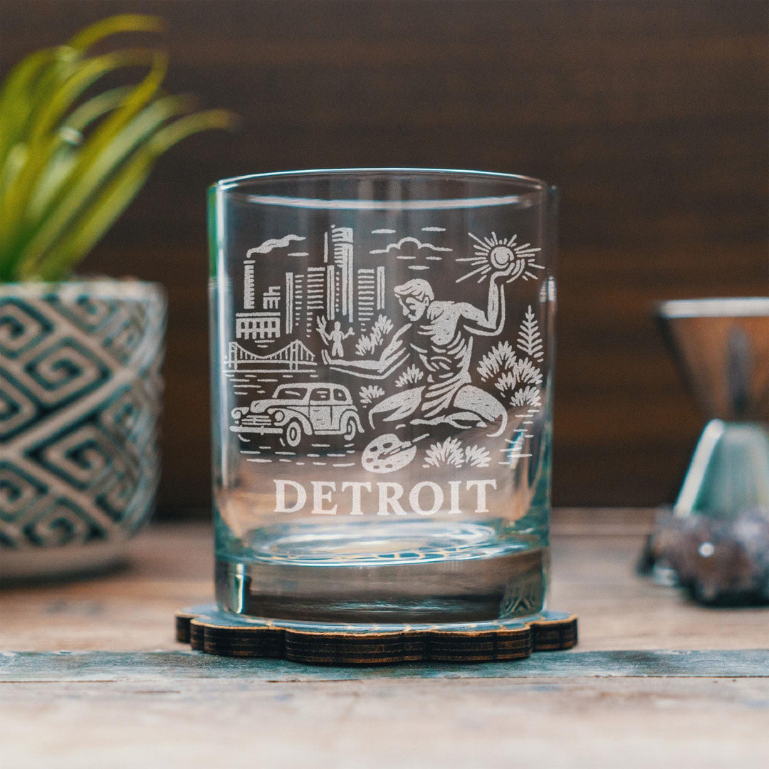 Detroit Michigan Glasses