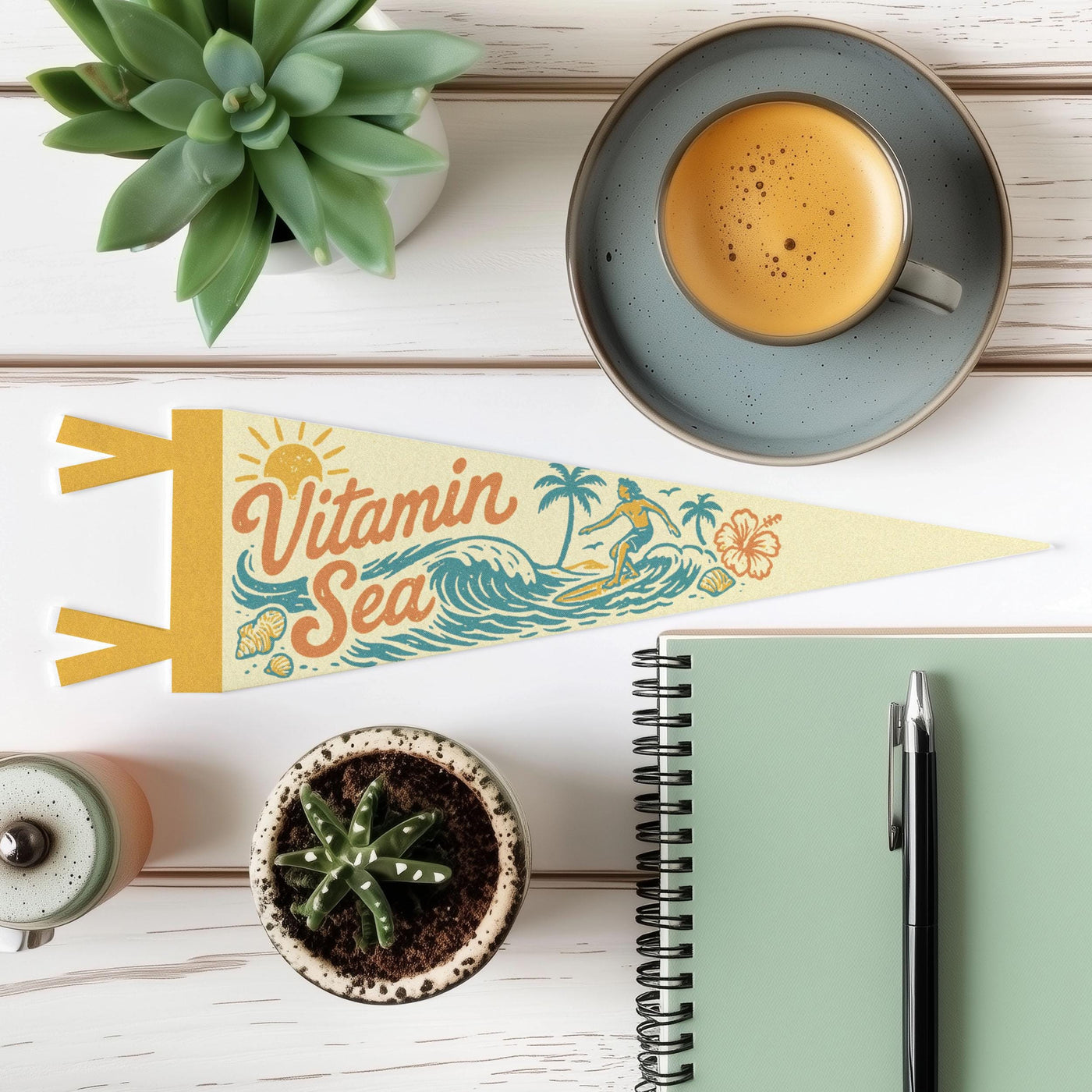 Vitamin Sea Felt Pennant