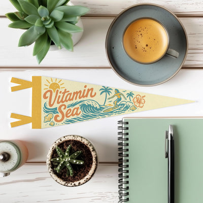 Vitamin Sea Felt Pennant