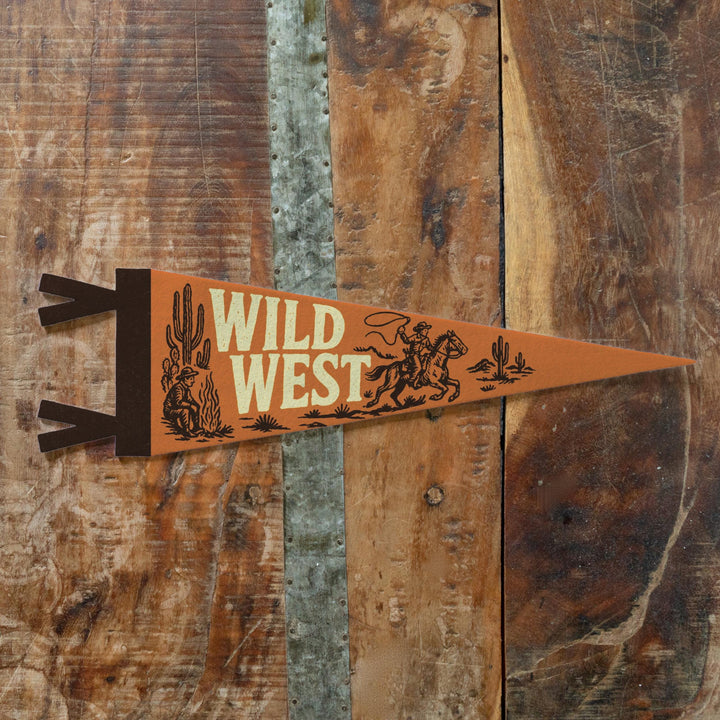 Wild West Felt Pennant