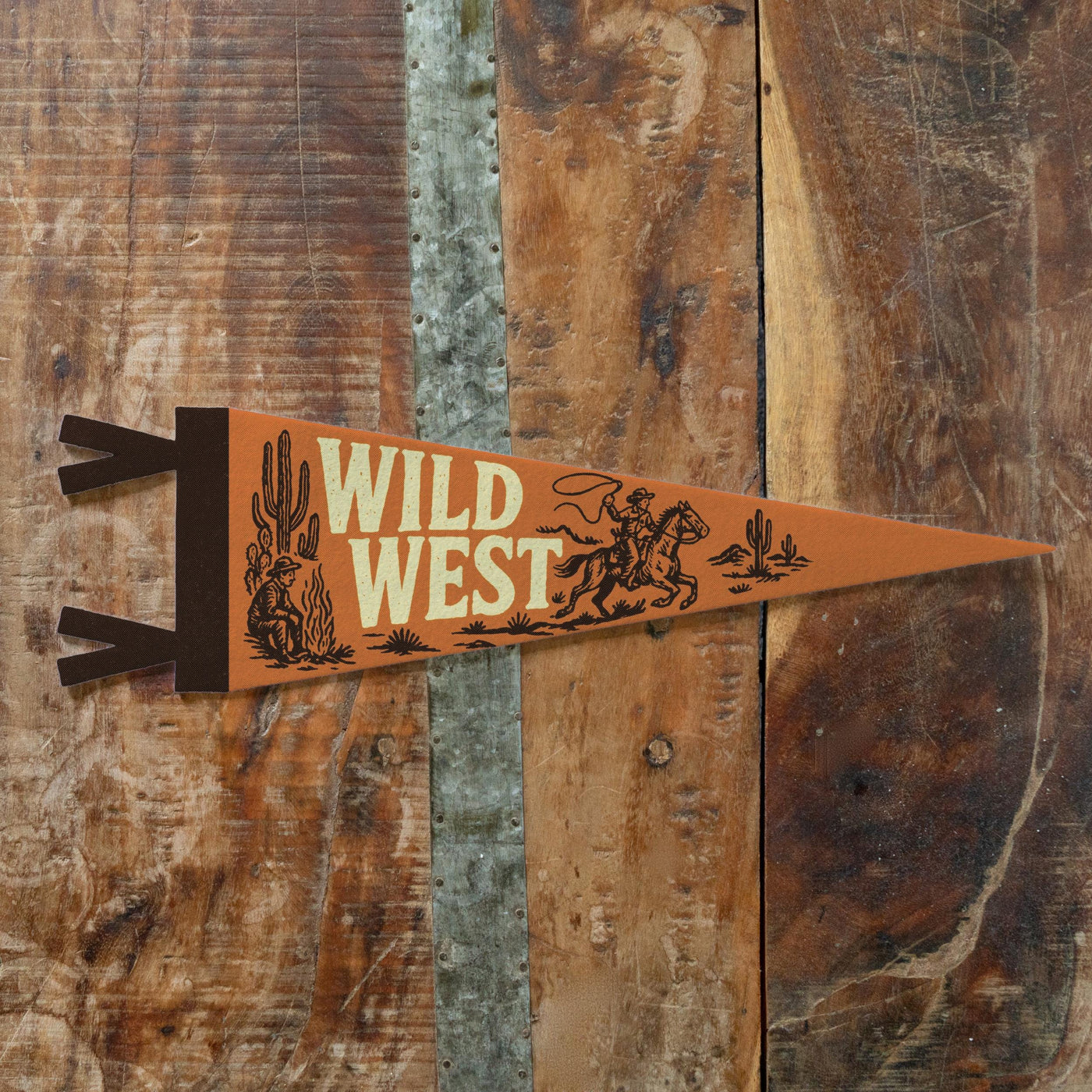 Wild West Felt Pennant