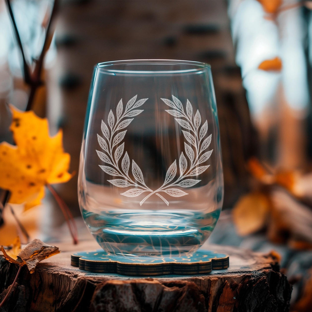 Laurel Wreath Glasses