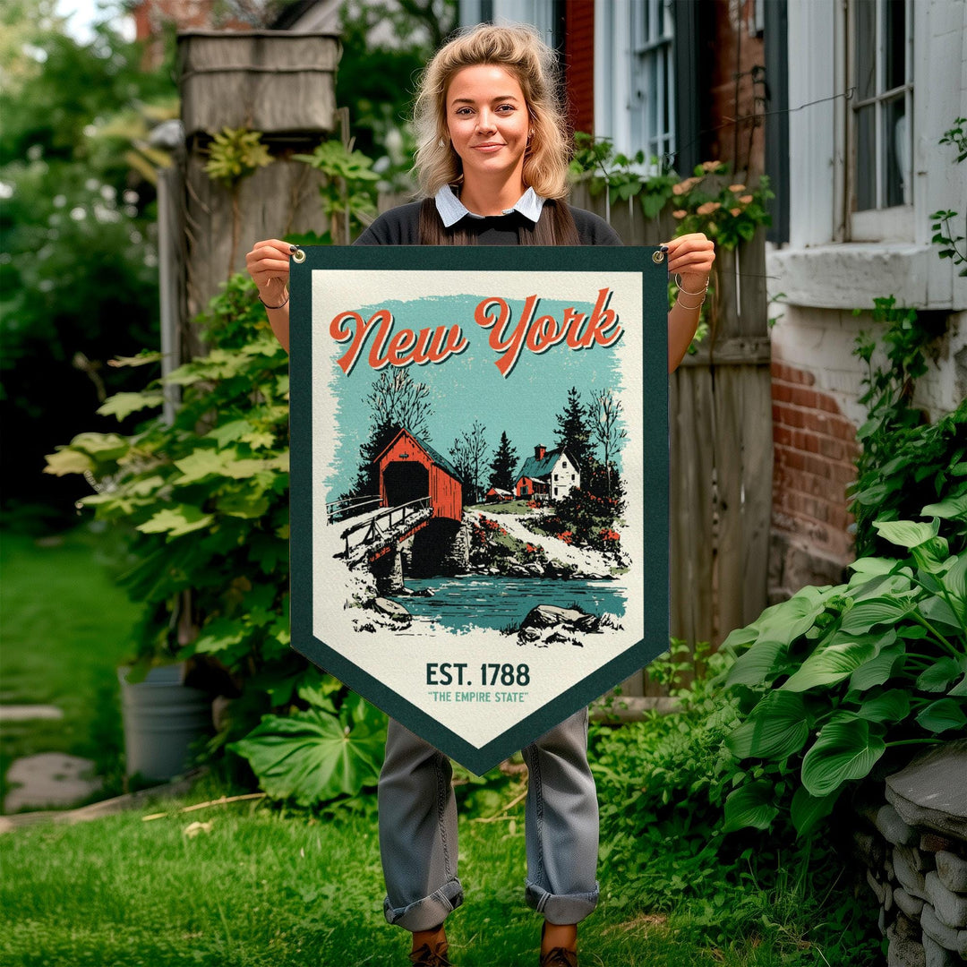 New York Felt Camp Flag