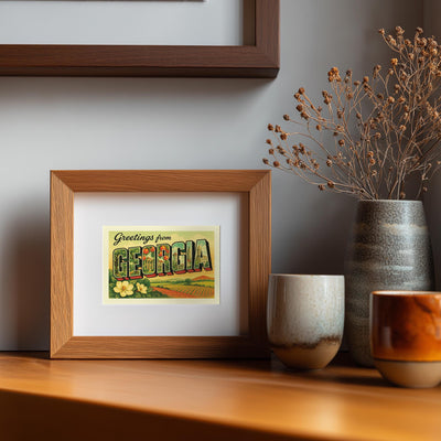 Georgia Postcard Art Print