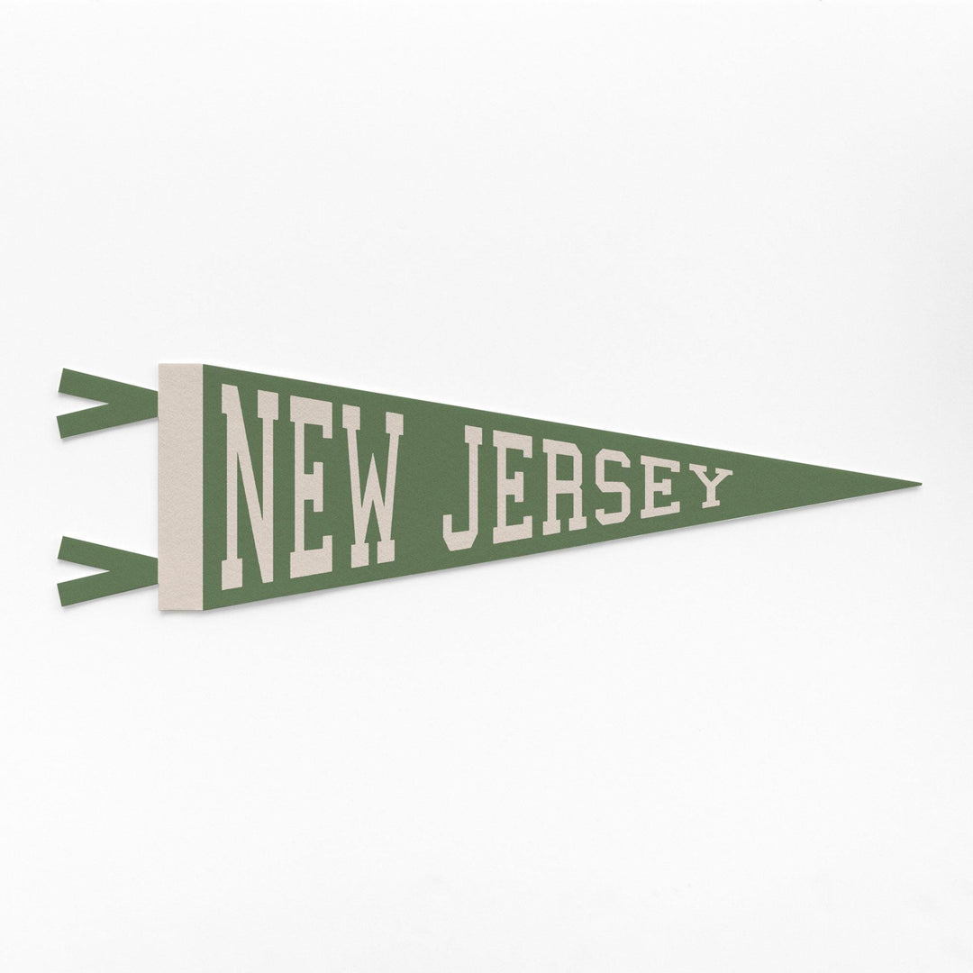 New Jersey Varsity Felt Pennant