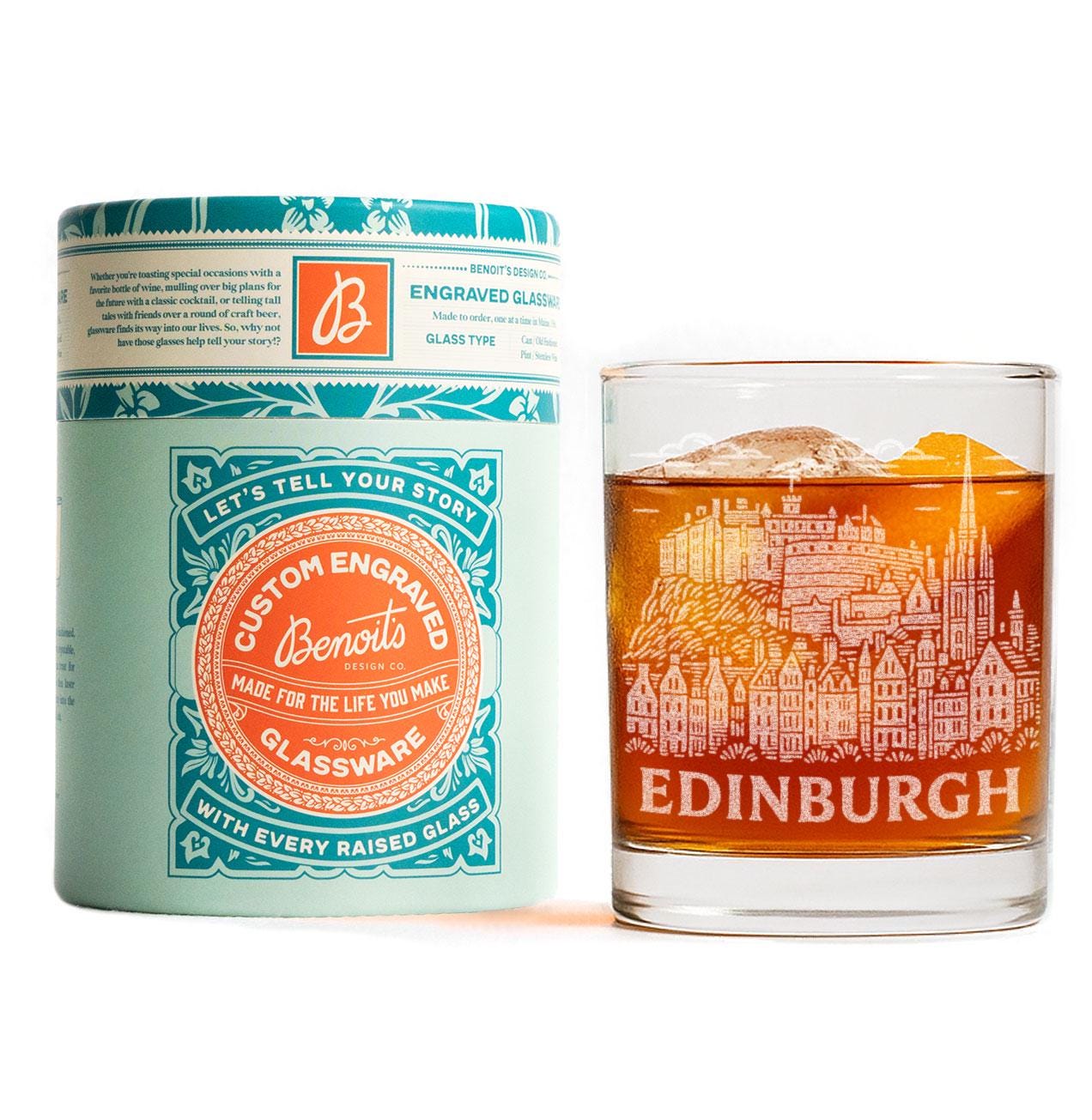 Edinburgh Scotland Glass