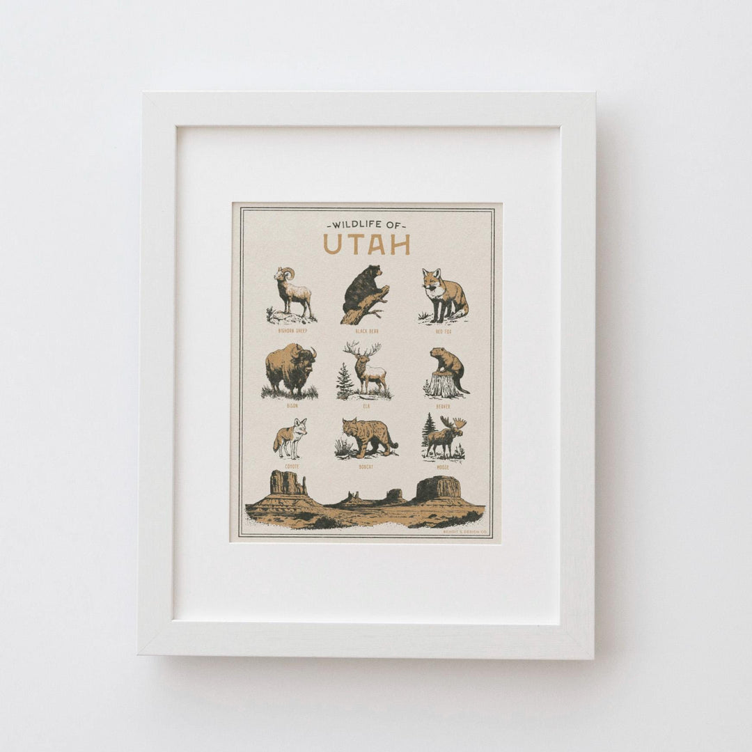 Utah Wildlife Print