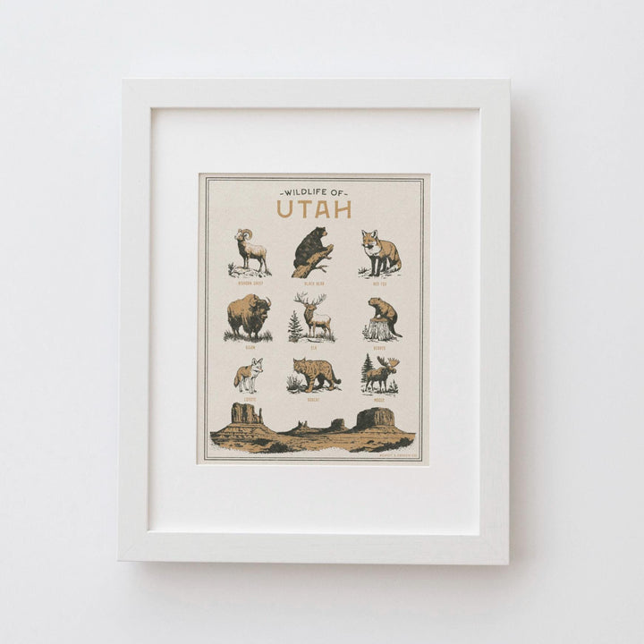 Utah Wildlife Print