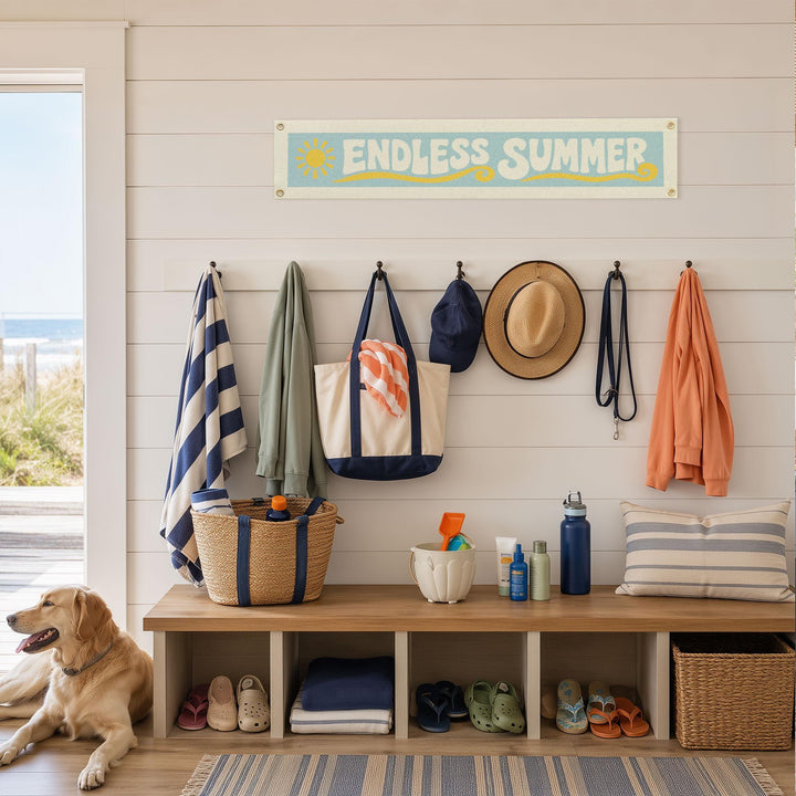 Endless Summer Felt Banner