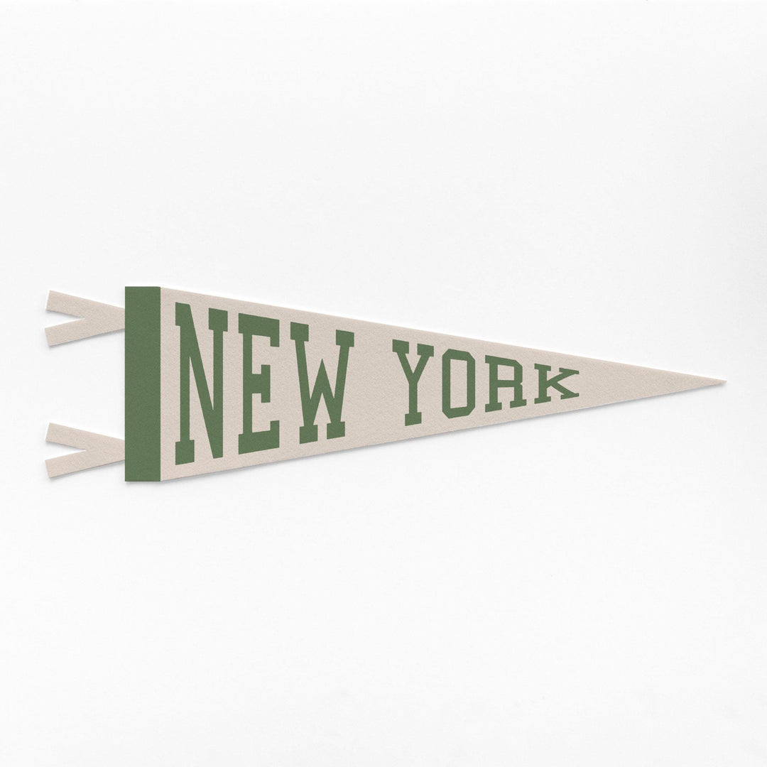 New York Varsity Felt Pennant