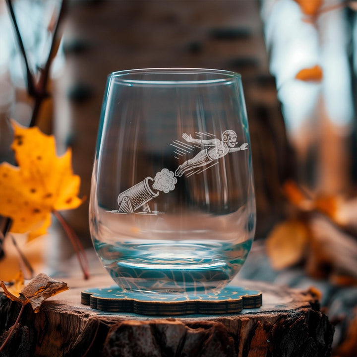 Human Cannonball Glasses