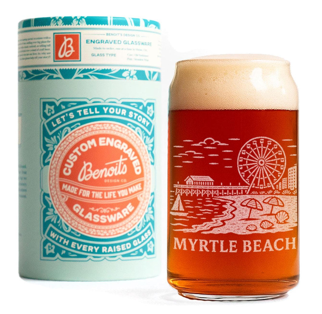 Myrtle Beach South Carolina Glasses